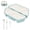 Blue, variant on Efugadeng 6 Grid Triangle Onigiri Mold Set, Foldable Rice Ball Maker Non-Stick Sushi Press & Storage Container for Quickly Make 6 Musubi (Beige)