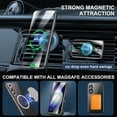 thumbnail image 2 of Étui pour Samsung Galaxy S23 Plus, Compatible avec Magsafe Protection Complète 360 Degrés Étui Magnétique, 2 of 5