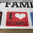 thumbnail image 6 of Ambesonne Retro Place Mats Set of 4, Family Signs, Standard Size, Multicolor, 6 of 6