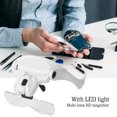 thumbnail image 2 of Lupa de lupa de 5 lentes intercambiables con lupas de luces LED Tmvgtek Piezas de repuesto para herramientas, 2 of 9