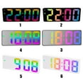 thumbnail image 2 of Bedside Table Number Clock Backlight Nightlight LED Digital Electronic Clock Alarm Clock Large Number 4, 2 of 8