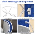 thumbnail image 4 of Cixusio Portable Bathtub for Shower Stall Large 47 inch Foldable Soaking Bathing Tub for Adults Separate Family Bathroom Japanese SPA Collapsible Tub Ideal for Hot Bath Ice Bath, 4 of 13