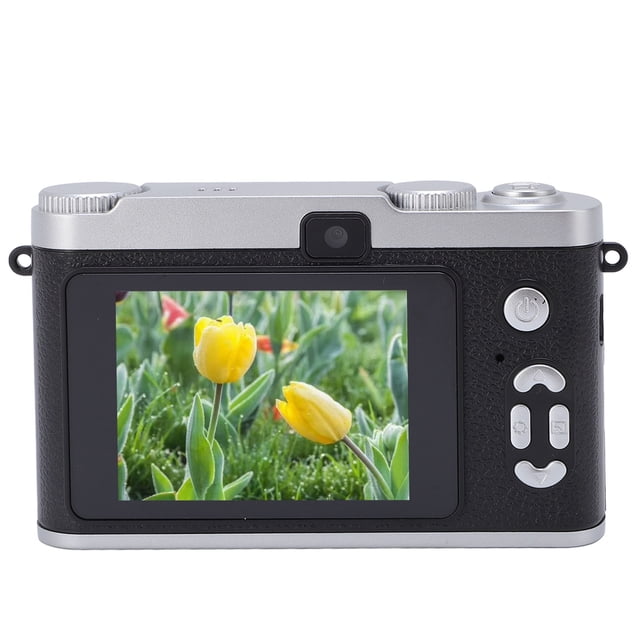 Cámara De Vídeo Digital De Enfoque Automático De Doble Lente HD De 48 MP Con Zoom Digital De 8x, Cámara Compacta Para Fotografía, Para Familiares Y Amigos