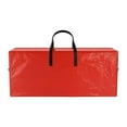 thumbnail image 1 of Storage Pouch,Christmas Tree Storage Bag Waterproof Durable,Rolling Christmas Tree Storage Box Carry Handles,Large Christmas Tree Bag Transport Protection,Artificial Xmas Holiday Red 122x34x51cm, 1 of 8