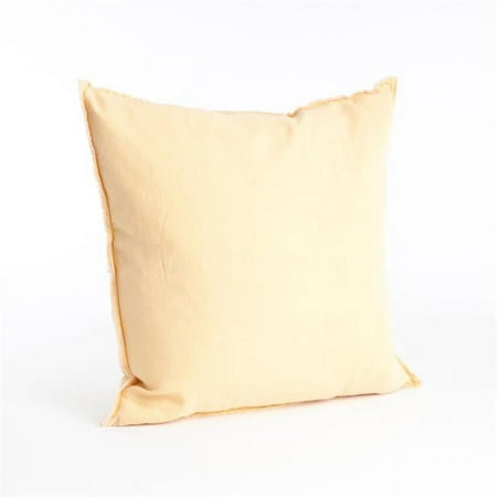 UPC 789323282408 product image for SARO 13049.BS20S 20 in. Square Fringed Design Linen Down Filled Pillow - Butters | upcitemdb.com