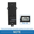 thumbnail image 4 of Interruptor de ventana eléctrica Unique Bargains No.8404002180 para el lado del conductor delantero para Toyota RAV4 C-HR Negro, 4 of 7