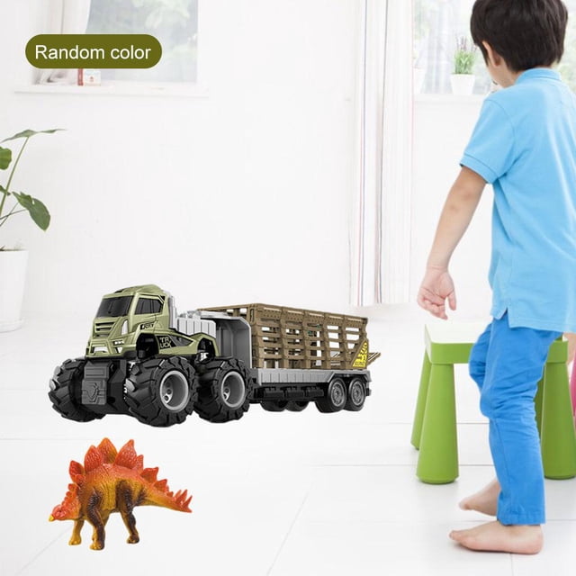 Transporte de coches Yotijar Dinosaurioe Tirante Ingeniería Vehículos Coches Juguetes Stegosaurus