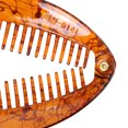 thumbnail image 4 of Pinza de pelo Sunnimix Horquilla Pescado Garra De Cola Cadena Marrón para Mujer, 4 of 8