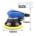 thumbnail image 3 of 125mm Air Sander 5'' inch Pneumatic Polisher Tool Polishing Random Orbital Palm Machine Grinder for Car Paint Care rust removal ,Widely Use, 3 of 6