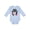 AE-Light Blue, variant on Future Poker Champ Boys or Girls Long Sleeve Baby Bodysuit