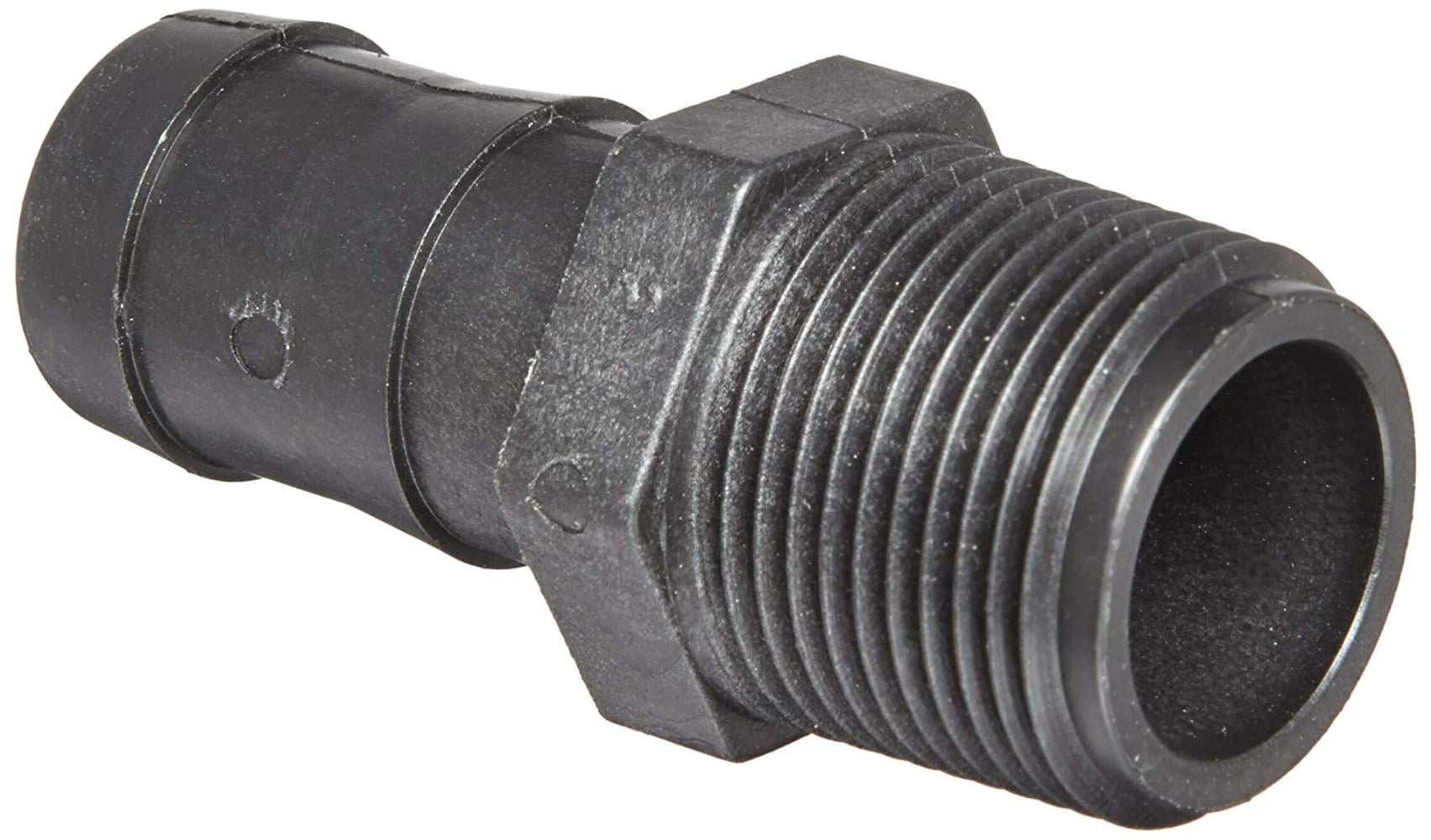 Banjo HB100 Polypropylene Hose Fitting, Adapter, 1" NPT Male x 1