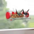 thumbnail image 3 of sruoe Hummingbird Feeder, Hanging Hummingbird Feeder Outdoor, Small Hummingbird Feeders, Ant Moat Perch Decor Bird Feeders for Garden Patio Window Backyard, Plastic, 3 of 7