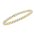 thumbnail image 4 of Pure Collection by Ross-Simons Italian Sterling Silver and 18kt Gold Vermeil Jewelry Set: 3 3-5mm Bead Stretch Bracelets, Women's, Adult, 4 of 8
