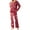Red#3, variant on Tnhcen Festive Women’s Pajamas Set 2-Piece Christmas Print Long Sleeve Pjs with Pants Lounging Nightwear Home Clothes S-3XL