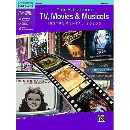 Pre-Owned Top Hits from TV, Movies & Musicals Instrumental Solos: Clarinet (Book & Online Media) (Top Hits Instrumental Solos) Paperback