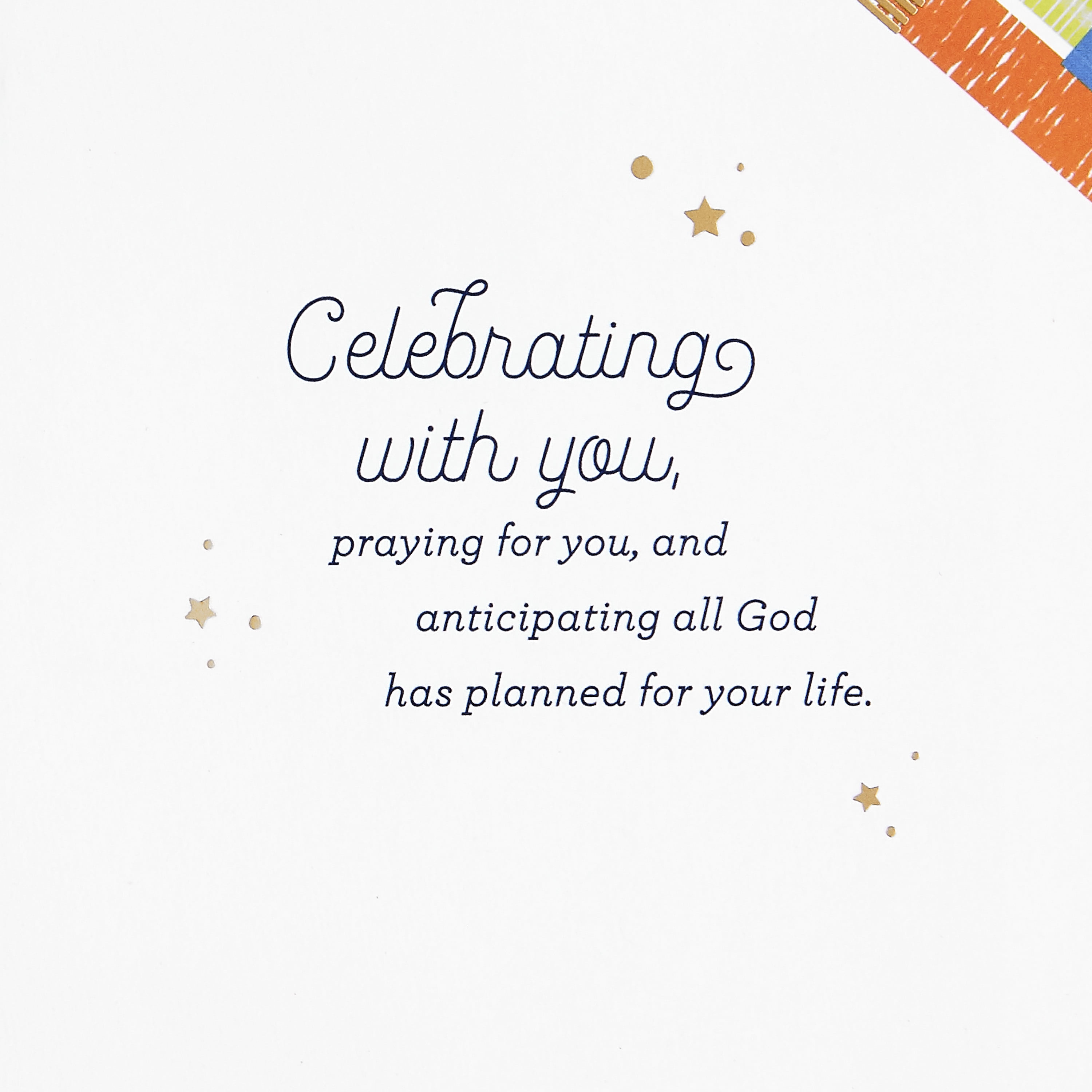 DaySpring Religious Graduation Card (God Made You Amazing)