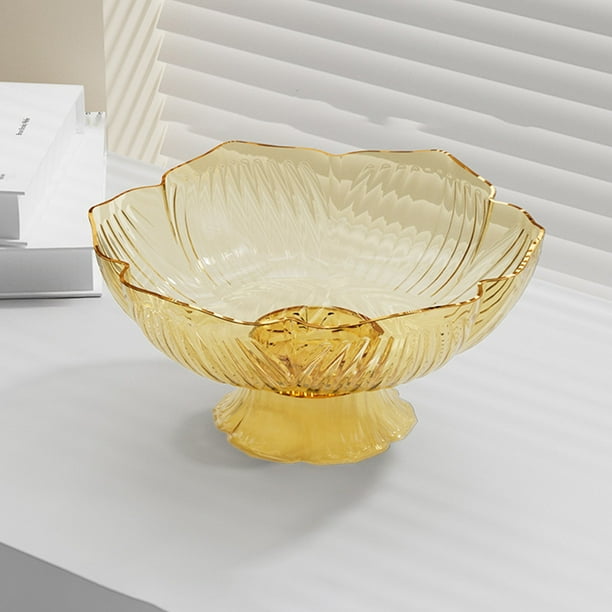 Bandeja para frutas y aperitivos, ideal para el hogar, la sala de estar o la mesa de centro. Bandeja plegable y portátil de dos niveles con base de madera, escurridor y estructura metálica.