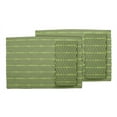 thumbnail image 3 of S4Sassy Green Line Geometric Everyday Washable Placemats With Napkins Dining Table Decor, 3 of 3