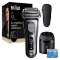 thumbnail image 2 of Braun Series 9 PRO+ Electric Razor for Men, Electric Foil Shaver, with Precision Trimmer, Pro SensoAdapt, 6in1 SmartCare Center, 9667CC, Silver, 2 of 21