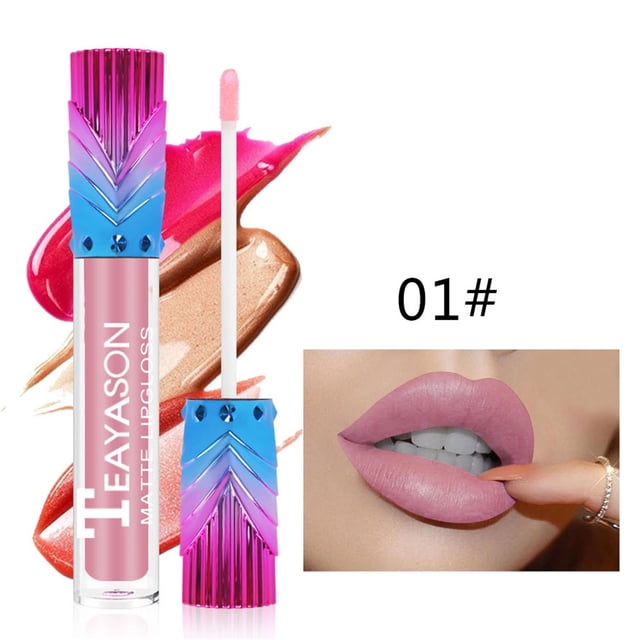 Fiudx Nuevo Labial Líquido de Terciopelo Lip Lingerie, Brillo Labial, 12 Tonos