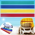thumbnail image 2 of Bandas para Toallas de Playa (Paquete de 4), Sillas de Playa, Sillas de Piscina y Artículos Esenciales para Cruceros, el Mejor Soporte para Toallas con Clips para Sillas, 2 of 5