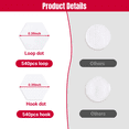 thumbnail image 2 of Troxlin 1080 Sticky Back Hexagon Hook and Loop Dots, Self Adhesive Hexagon Dots, 10 mm/0.39 in, for Classroom, Office, Home and Arts & Crafts, White, 2 of 8
