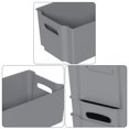 thumbnail image 4 of Begale 12-Pack Plastic Storage Bins, Stackable Pantry Organizer Bins, Gray, 4 of 7