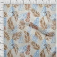 thumbnail image 4 of oneOone Polyester Spandex Brown Fabric Tropical Leaf Sewing Material Print Fabric By The Yard 56 Inch Wide, 4 of 5