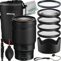 Ultimaxx Essential Accessory Bundle   Nikon NIKKOR Z 50mm f/1.2 S Lens   Water-Resistant Lens Pouch, Multi-Coated UV Filter, 4PC Macro Close-Up Filter Kit & More (15pc Bundle)