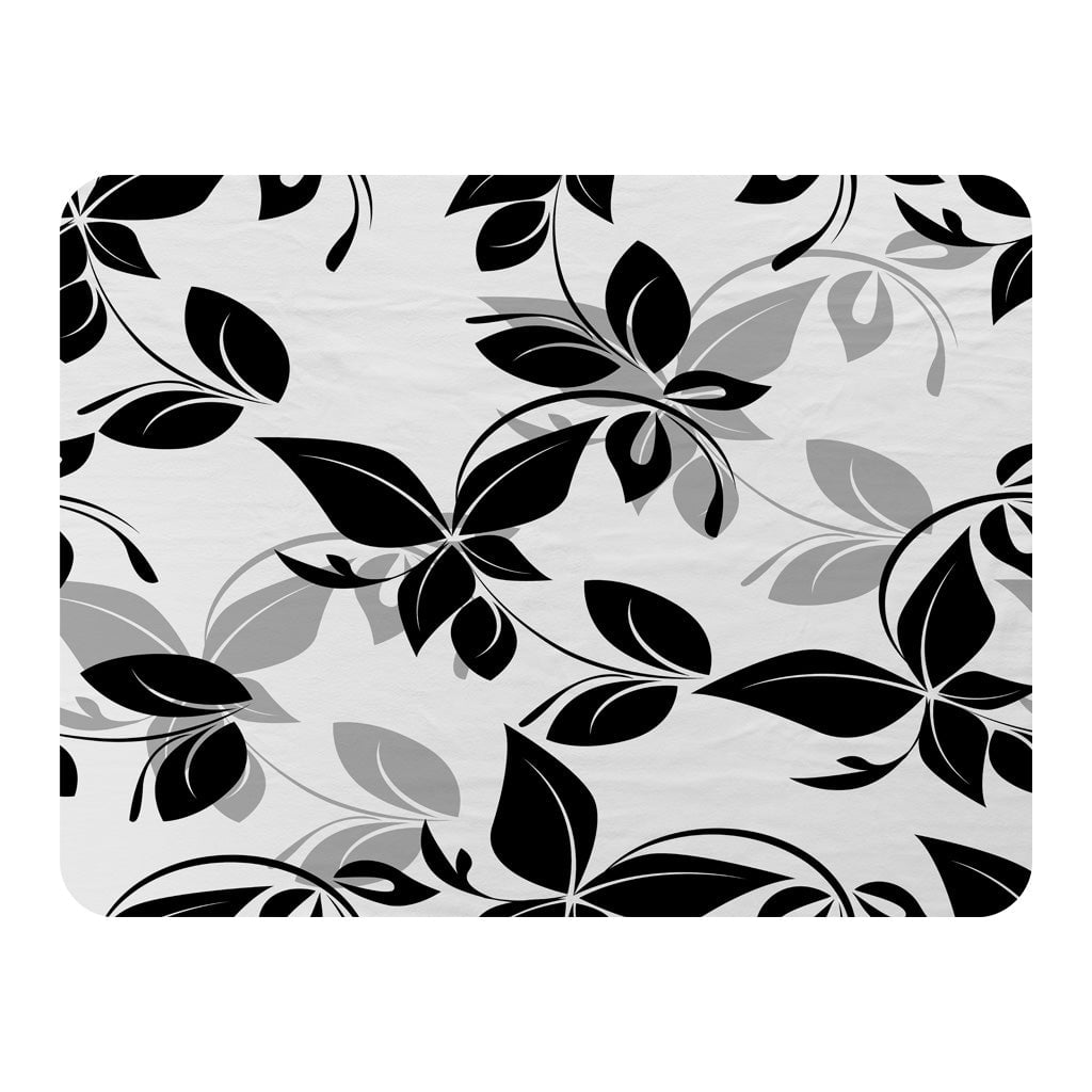 Black & White Floral (Blanket)