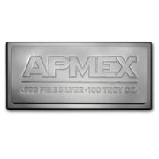 100 oz Silver Bar - APMEX (Stackable)