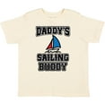 thumbnail image 3 of Inktastic Daddy Sailing Buddy Sailboat Boys or Girls Toddler T-Shirt, 3 of 5