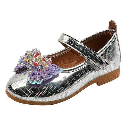 

Qufokar Puppy Dog Pals House Shoes Big Girls Boots Summer And Autumn Fashion Cute Girls Casual Shoes Sequins Shiny Colorful Bow Flat Bottom Lightweight