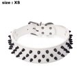 thumbnail image 2 of Dogs Kingdom Collar de cuero para perro con tachuelas, color negro, 2.0 in de ancho, collar boxer, 2 of 5