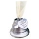 thumbnail image 1 of Bewildely Campana colgante conmemorativa de Navidad, enlace de ala de Ángel, campana de plata, una pieza de mi corazón está en el cielo, colgante de Kits de decoración para fiestas No.2 Bewildely HA045224-02, 1 of 5