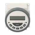thumbnail image 2 of Weekly Programmable Digital Timer Switch with Dust Cover Panel Mounted Electrical Timer 16 Independent ON/, 2 of 8