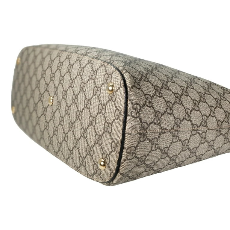 Gucci GG Logo Supreme Moon Beige Hobo Handbag Walmart
