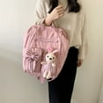 thumbnail image 3 of Lightweight Junior School Bag Women's Large Capacity Backpack Cartoon Cute Rabbit Backpack Travel Backpack, 3 of 7