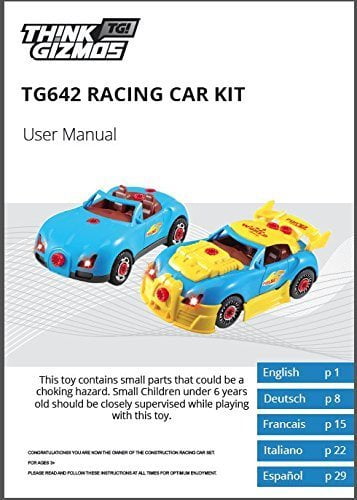 thinkgizmos take apart toys range