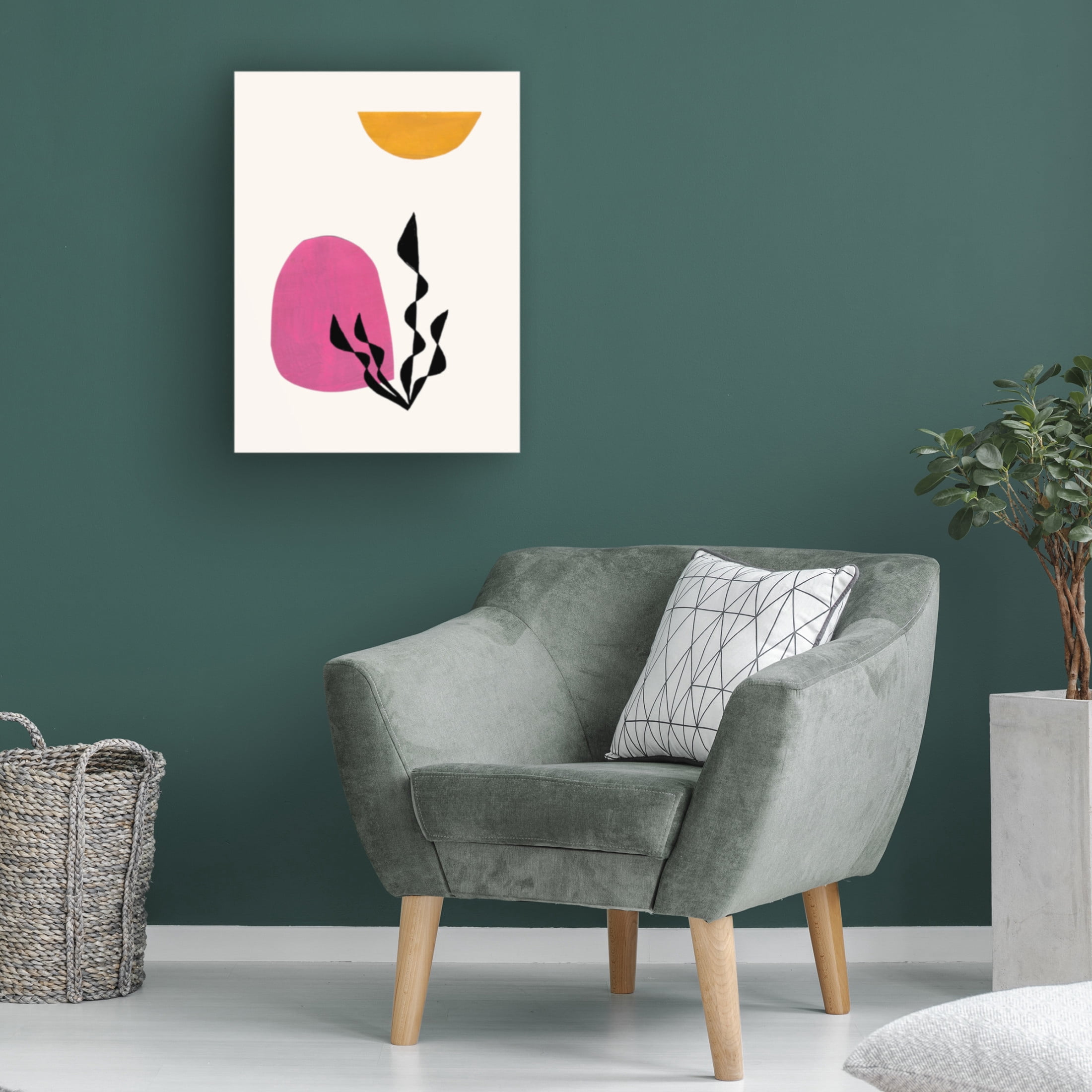 Trademark Fine Art Ejaaz Haniff  Outerspace Plant Canvas Wall Art