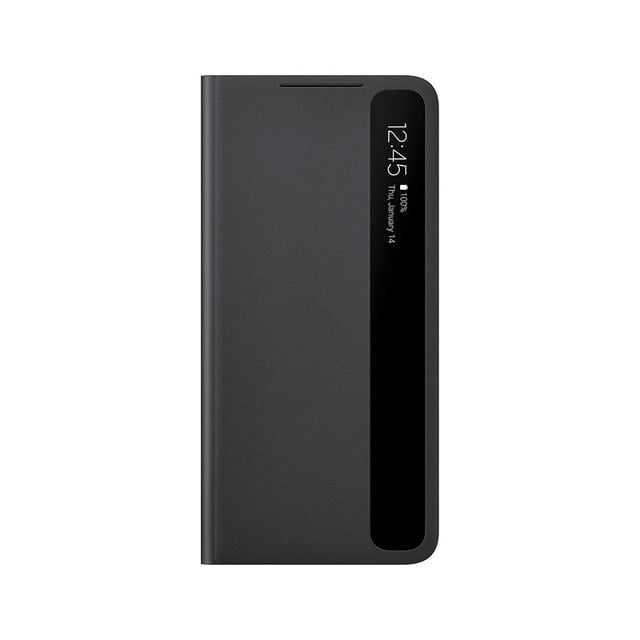 For Samsung S21 Smart View Flip Mirror Case For Galaxy S21 Plus /S21 Ultra 5G Phone LED Cover S-View Cases EF-ZG998 Black For S21