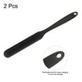 thumbnail image 3 of REGALWOVEN 2Pcs Silicone Spatula Scraper Reusable Non-Stick Flexible for Epoxy Resin Liquid Paint Arts Black, 3 of 6