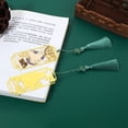 thumbnail image 6 of Chinese style School Office Supplies Retro Metal Tassel Painted Book Clip Brass Bookmark Pagination Mark STYLE 5, 6 of 8