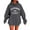 Gray, variant on UJNDER Women's Casual Letter Print Hoodies for Women Pullover Comfortable Fall Winter Khaki XXL