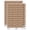 Brown, variant on 2nd Second Day Mail Service Expedited Running Person Sticker Set - Orange - Gloss Finish - 1.25" Mini