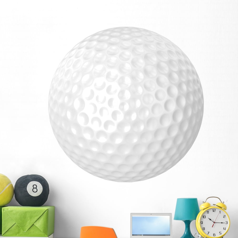 Golf Ball Wall Decal Sticker by Wallmonkeys Vinyl Peel and Stick