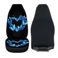thumbnail image 6 of XYZCANDO Blue Heart Butterfly Pattern Vehicle Seat Covers Removable Non Slip Car Seat Cover Front Car Seat car Front Seats, Thick Stretchy Auto Truck, 6 of 10