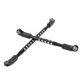 thumbnail image 2 of Juego de eslabones de dirección de metal YONGSHENG 1/6 Rc Track Steering Link negro, 2 of 5