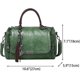 thumbnail image 3 of Bolso de hombro verde para mujer CHAO Bolso de cuero suave estilo rural retro, 3 of 5