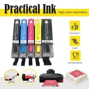 Refillable Edible Ink Cartridges for Cakes and Cupcakes – Multicolor Edible Cartridges for Edible Image Printing, Compatible with Canon PGI-270/CLI-271 – Pack of 5